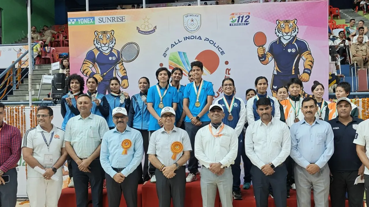 पुलिस बैडमिंटन में CRPF-CISF चैंपियन, टेबल टेनिस में भी यूपी के खिलाड़ियों ने दिखाया दम