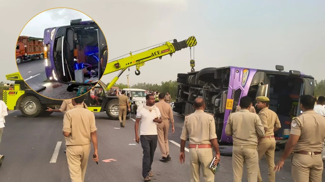  उन्नाव में पलटी डबल डेकर बस:  दारोगा समेत 6 की मौत, 21 घायल; सीएम योगी ने जताया दुःख, किया मुआवजे का ऐलान