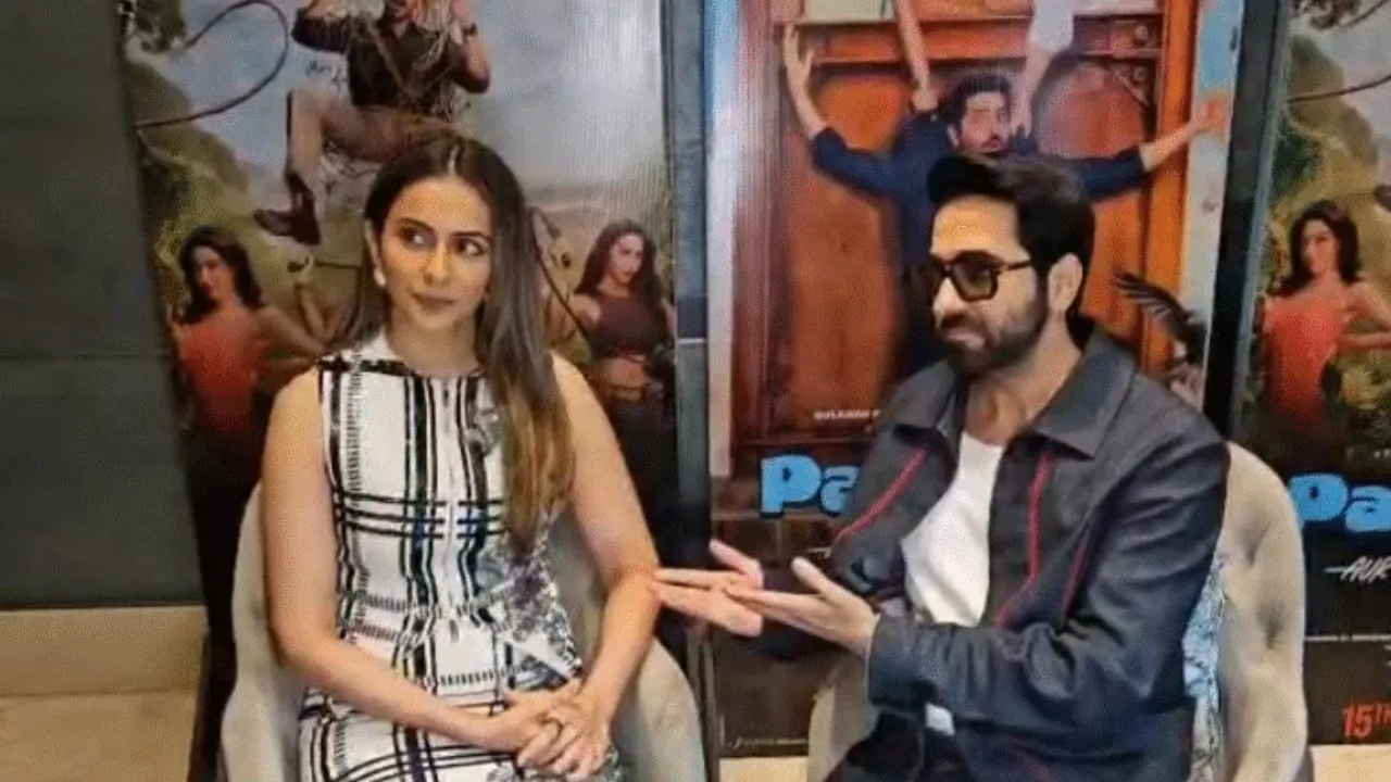 Pati Patni Aur Woh 2 : इंदौर में फिल्म का जोरदार प्रमोशन, कॉलेज छात्रों के साथ थिरके आयुष्मान और रकुल