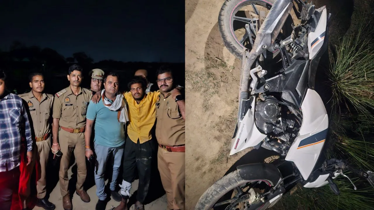 गोंडा में लूटकांड का खुलासा:  पुलिस और एसओजी की बड़ी कार्रवाई, मुठभेड़ के बाद तीन शातिर बदमाश गिरफ्तार