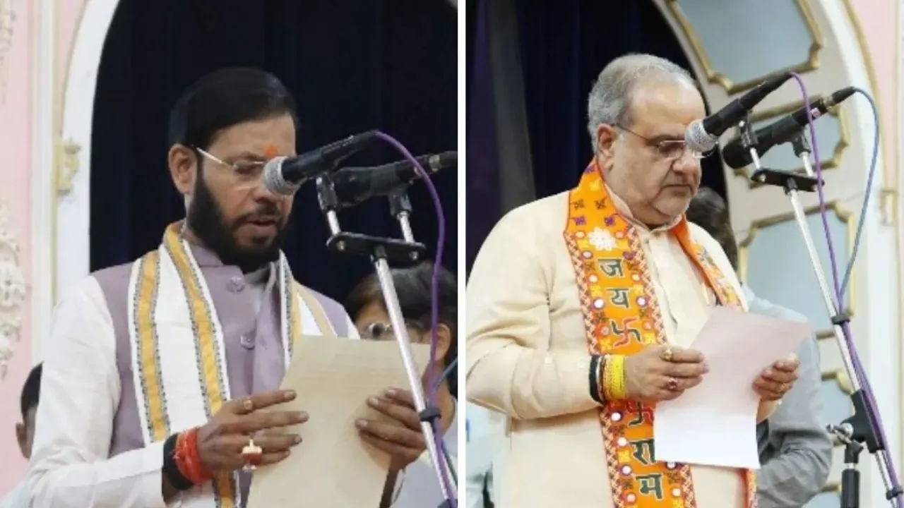 योगी मंत्रिमंडल में भूपेंद्र सिंह और मनोज पांडेय बने कैबिनेट मंत्री, दो राज्य मंत्रियों का प्रमोशन, ब्राह्मण-ओबीसी-दलित संतुलन पर जोर