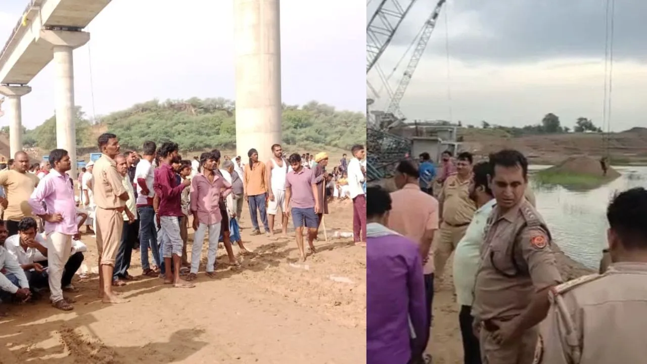 हमीरपुर में बड़ा हादसा:  निर्माणाधीन पुल की स्लैब ढहने से छह मजदूरों की मौत, कई दबे ; सीएम योगी ने जताया हादसे पर दुःख 