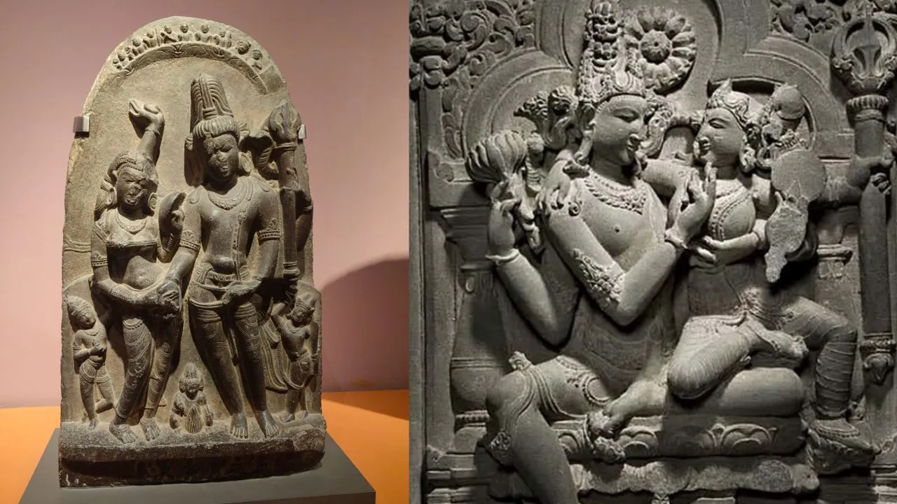 पालकालीन मूर्तिकला में शिव और पार्वती