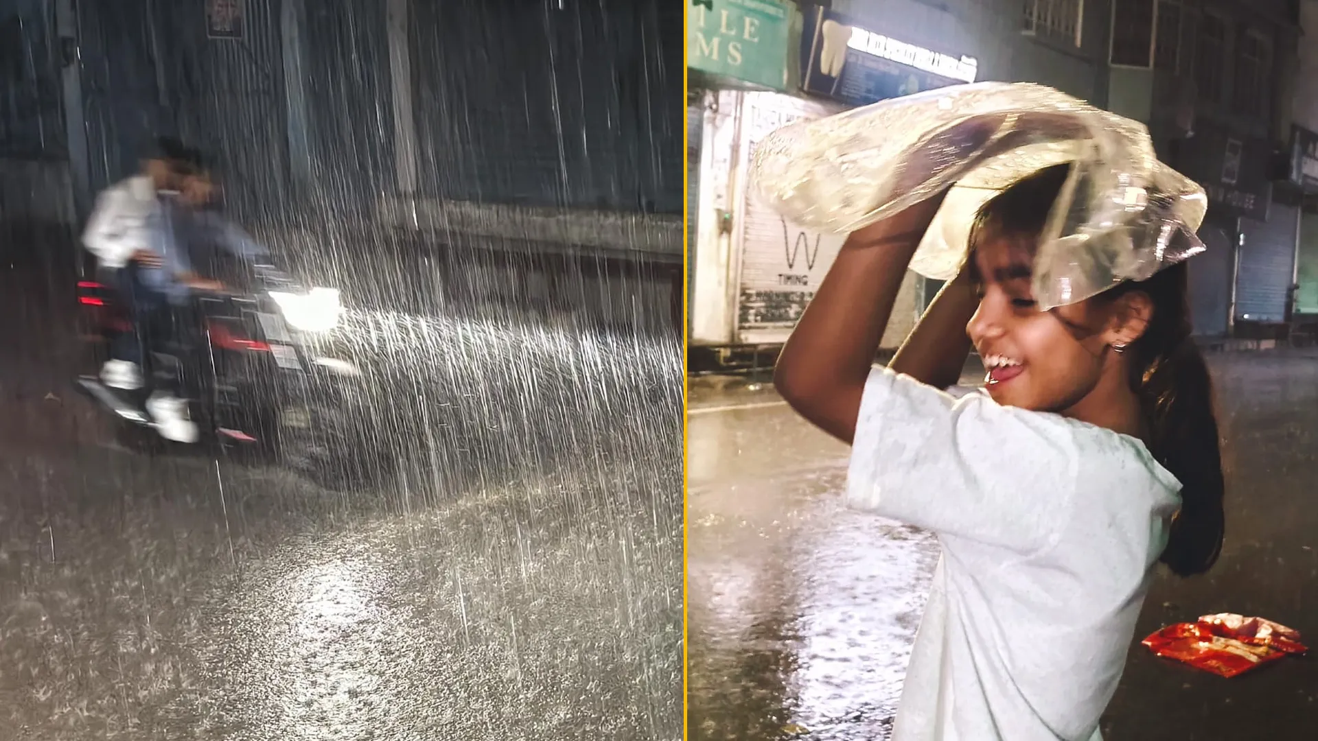 Rampur : देर रात को झमाझम बारिश से मौसम हुआ खुशगवार
