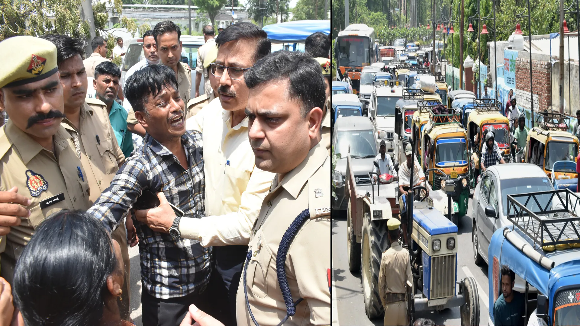 Bareilly News : अर्जुन हत्याकांड पर आक्रोश फूटा, सड़क जाम, पुलिस से नोंकझोंक