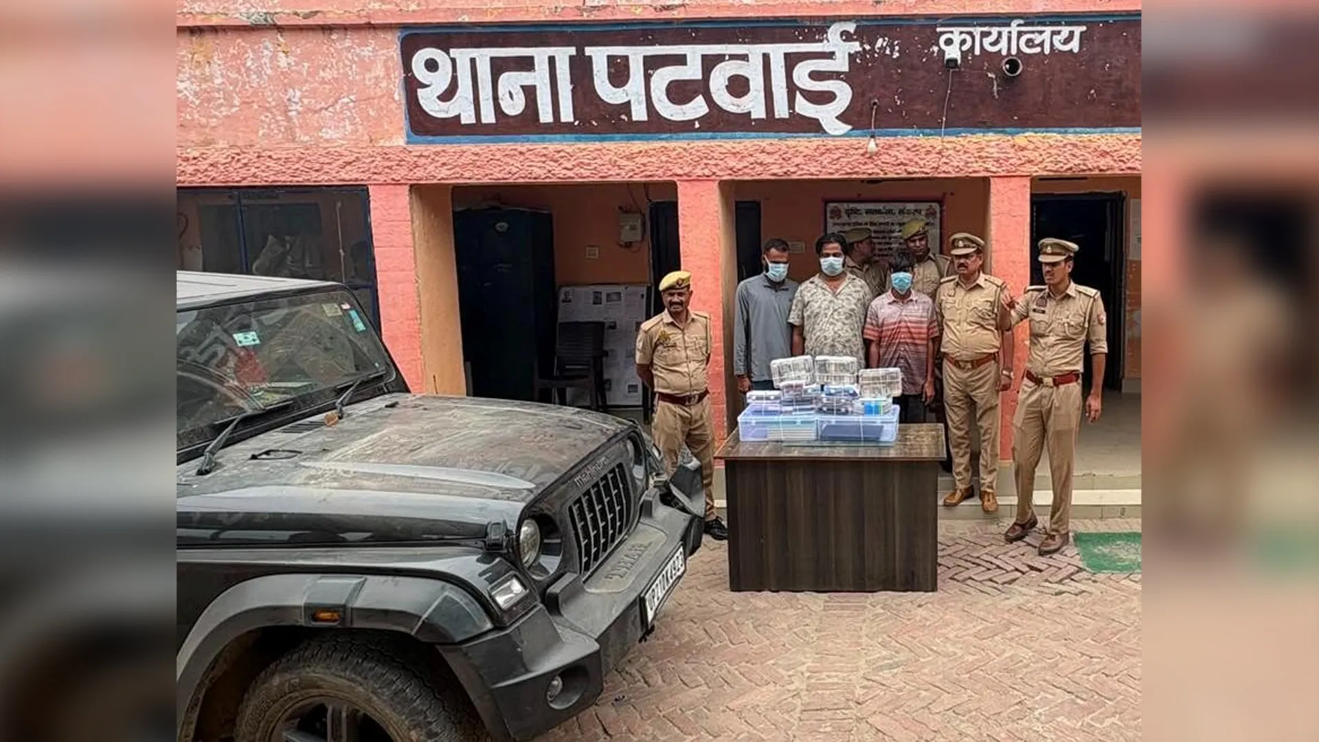 Rampur News : पटवाई पुलिस ने किया अंतरराज्यीय साइबर ठग गिरोह का भंडाफोड़, थार गाड़ी और 7.5 लाख कैश समेत 3 गिरफ्तार