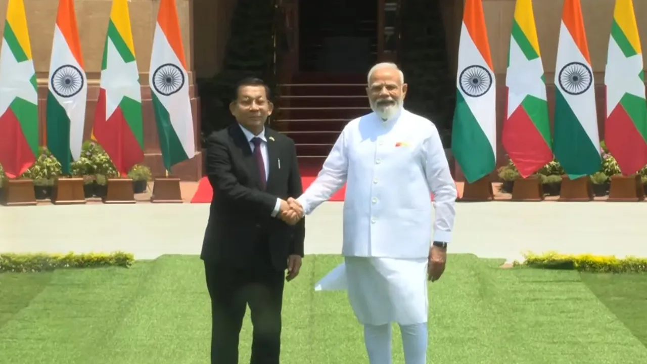 India-Myanmar Meeting : PM मोदी ने म्यांमार के राष्ट्रपति संग की बैठक, द्विपक्षीय सहयोग पर हुई चर्चा