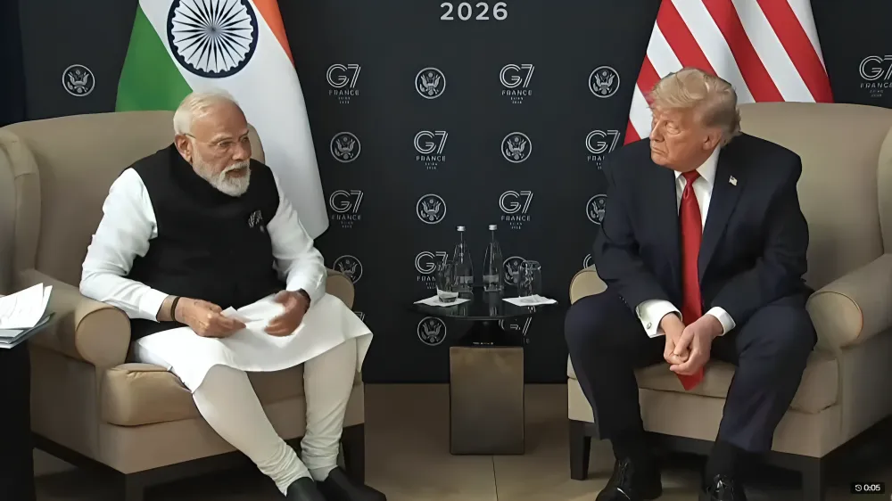 G7 समिट में मोदी-ट्रंप की मुलाकात (3)