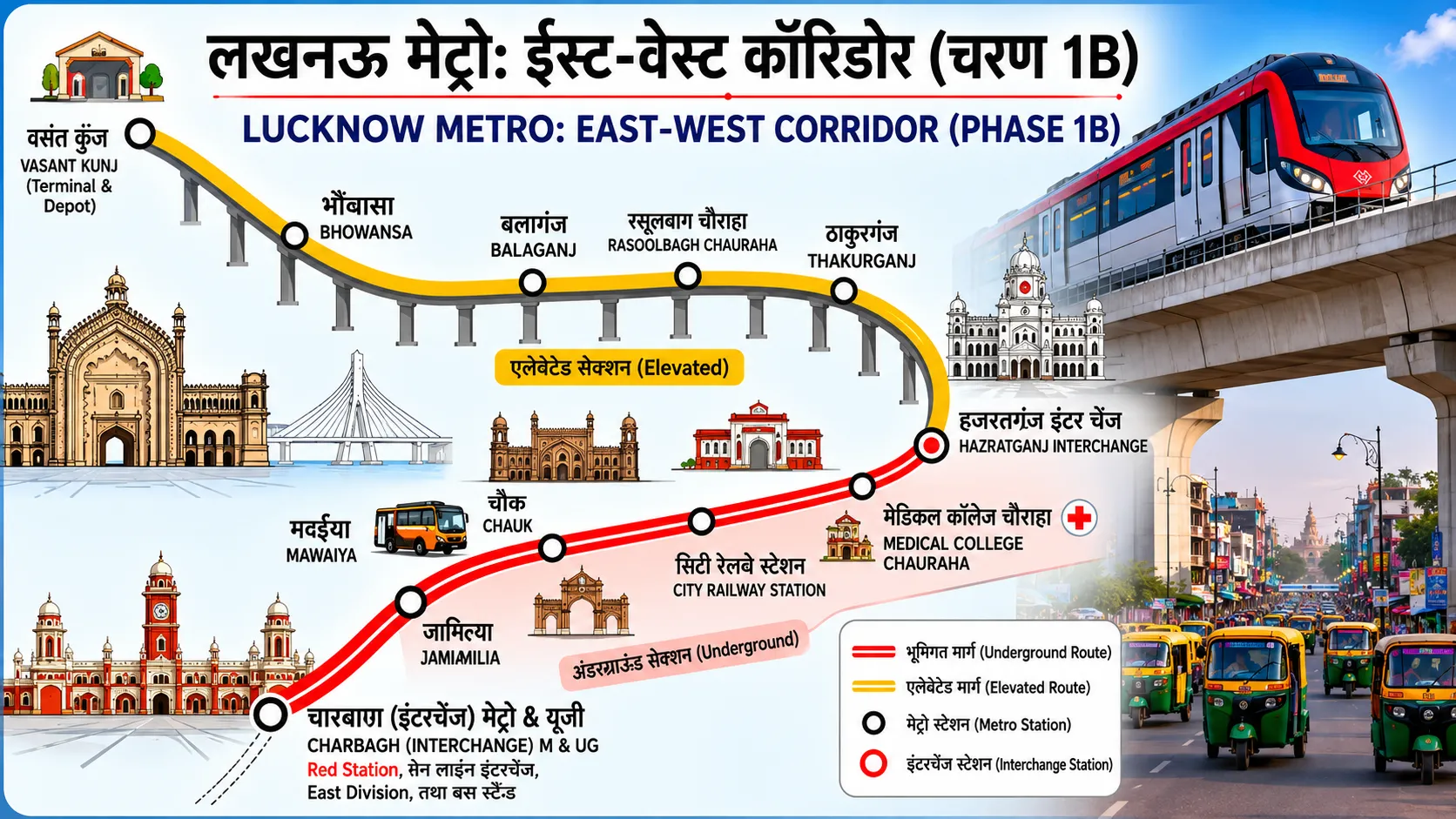 Lucknow Metro Extension