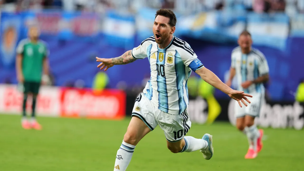 Messi Magic: मेसी ने करियर के 200वें मैच में जड़ी पहली विश्व कप हैट्रिक, अल्जीरिया को 3-0 से रौंदा, क्लोसे के वर्ल्ड रिकॉर्ड की बराबरी