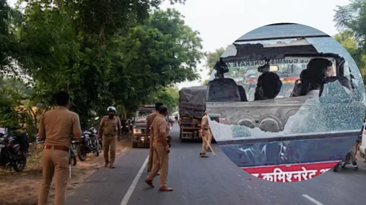 आगरा में हादसे के बाद बवाल... थार सवार ने युवक को कुचला, मौत पर भड़की भीड़, पुलिस पर पथराव