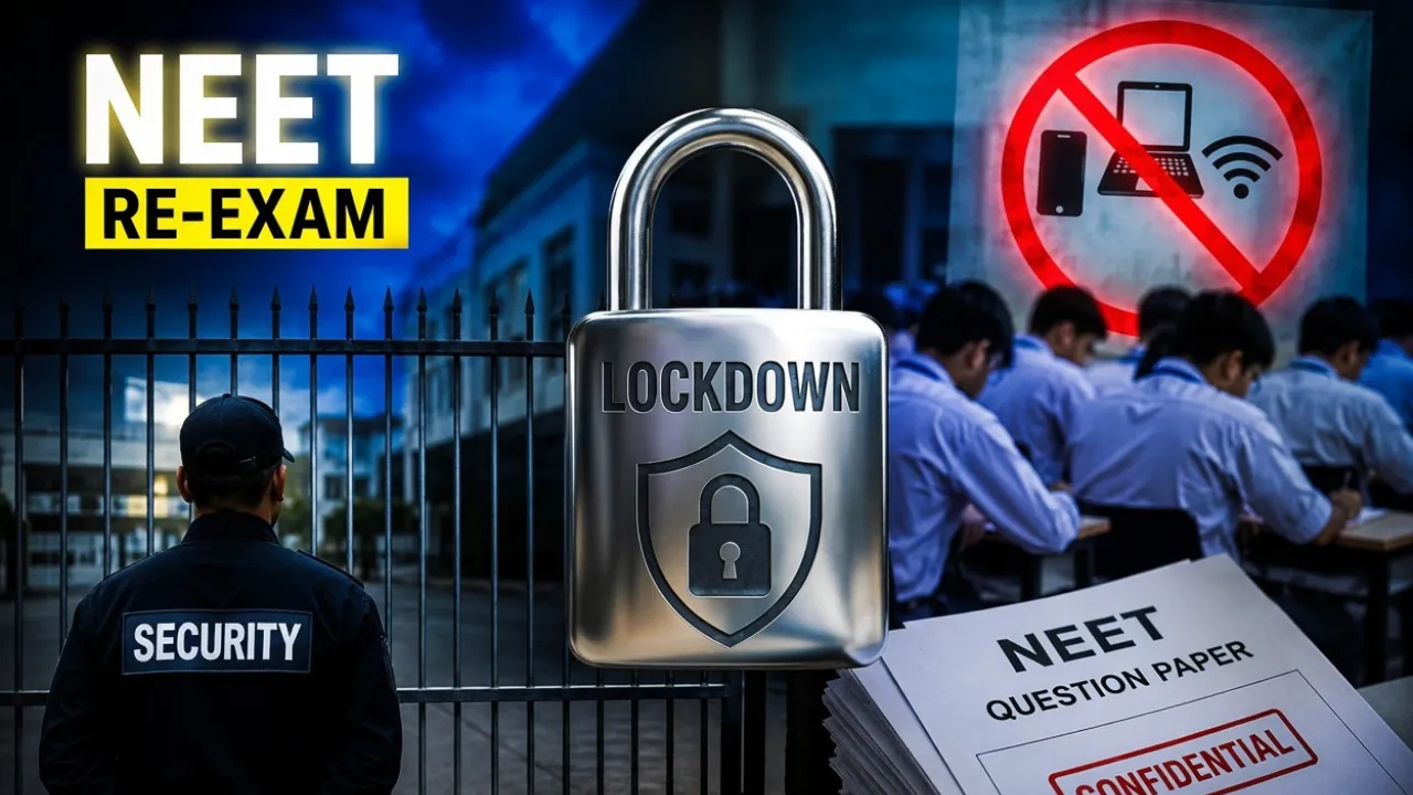 NEET री-एग्जाम के लिए अभेद्य चक्रव्यूह: पेपर लीक रोकने को 'सेफ हाउस' में नजरबंद हुए एक्सपर्ट्स, 21 जून तक दुनिया से टूटा नाता!