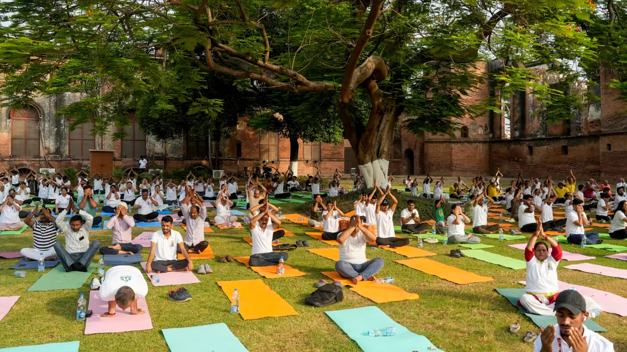 MUSKAN DIXIT - 12th International Yoga Day amrit vichar