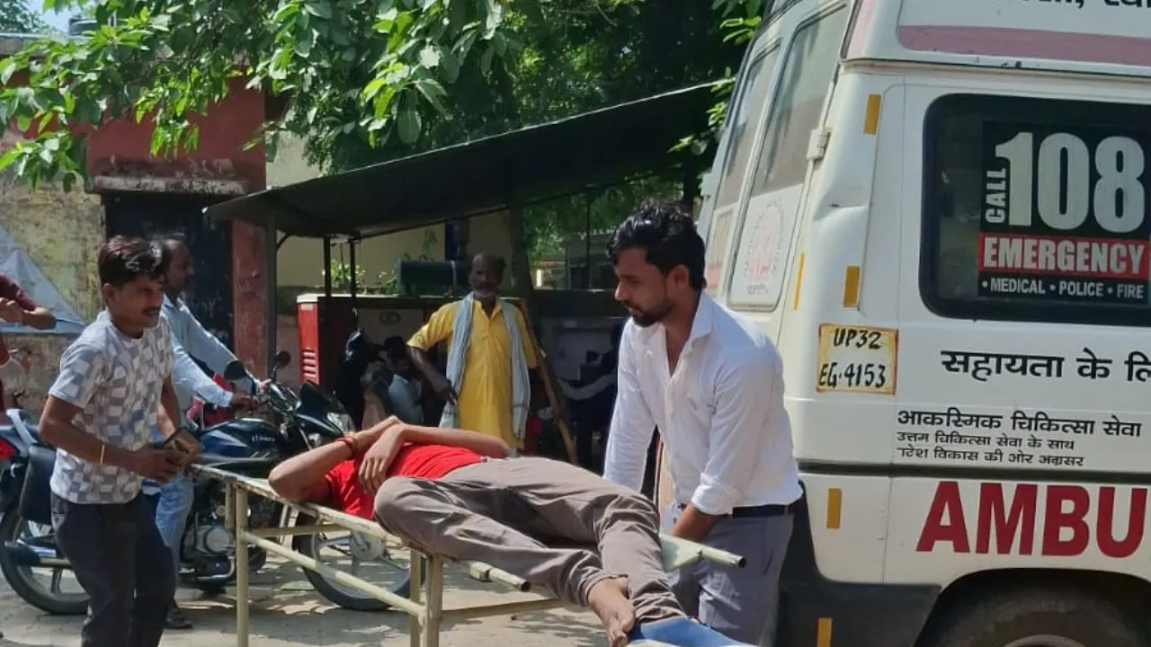फतेहपुर में ऑटो और बाइक की आमने-सामने भिड़ंत