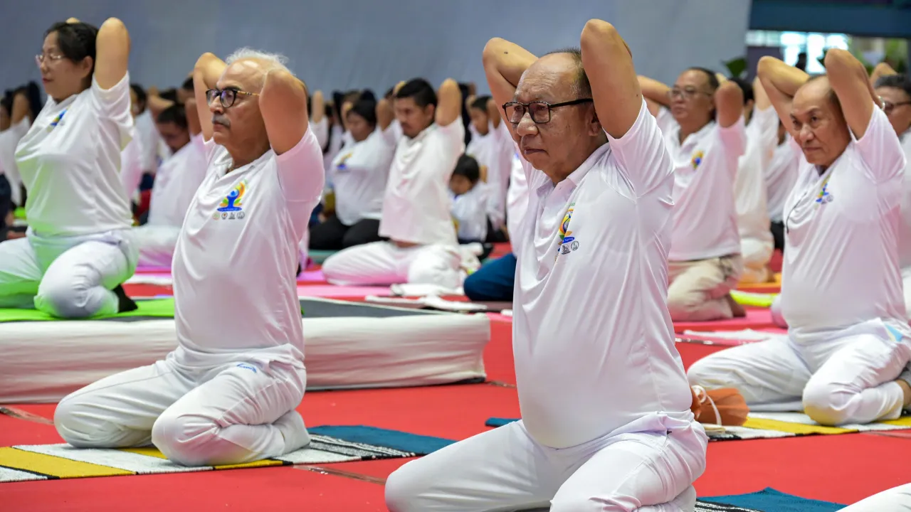 MUSKAN DIXIT - 12th International Yoga Day amrit vichar