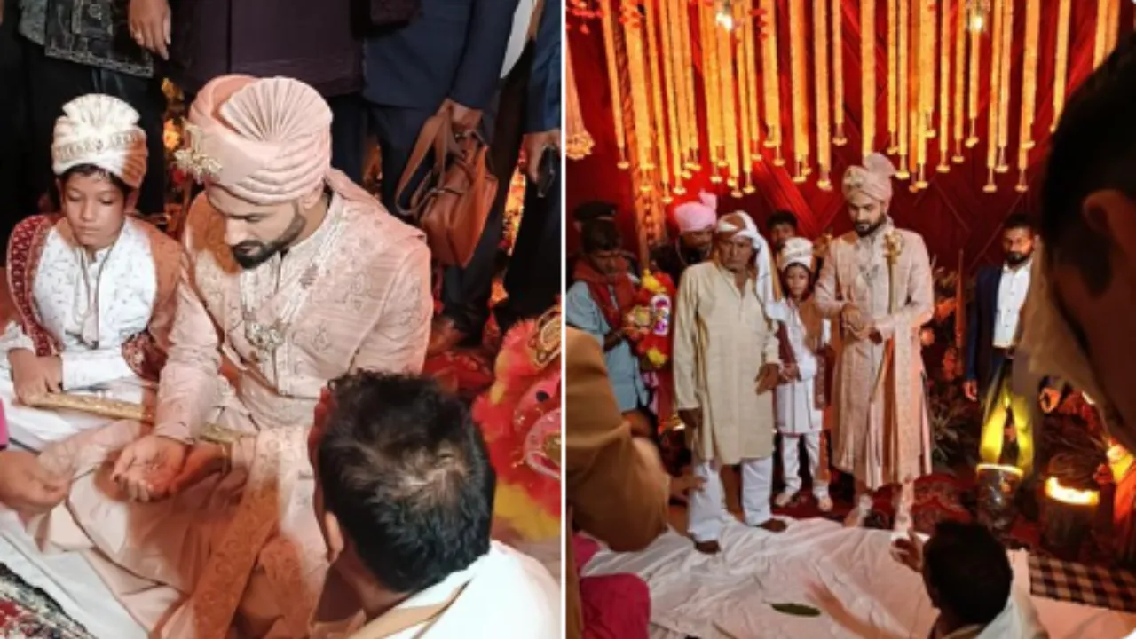 क्रिकेटर आकाशदीप ने अक्षिता संग लिए सात फेरे