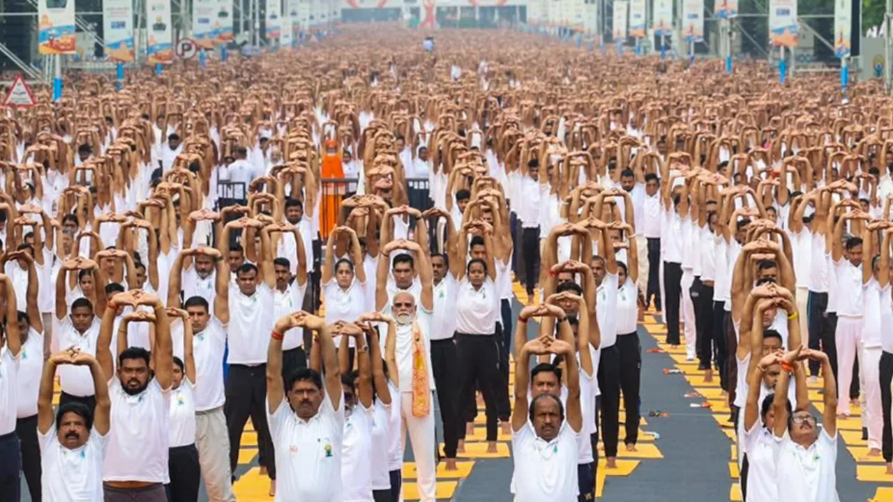 MUSKAN DIXIT- 12th International Yoga Day amrit vichar