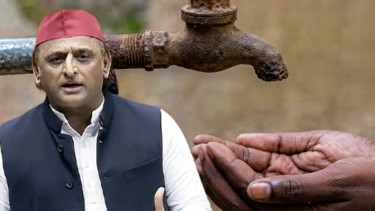 चित्रकूट में पानी संकट को लेकर सपा का भाजपा पर हमला, बोले अखिलेश- जनता को आज पानी चाहिए, 2047 के सपने नहीं