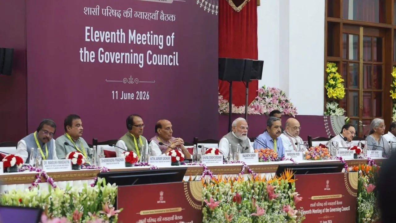 NITI Aayog Governing Council Meeting : दिल्ली में नीति आयोग की बैठक शुरू, पीएम बोले-''विकसित भारत का साझा विजन, सामूहिक प्रयास