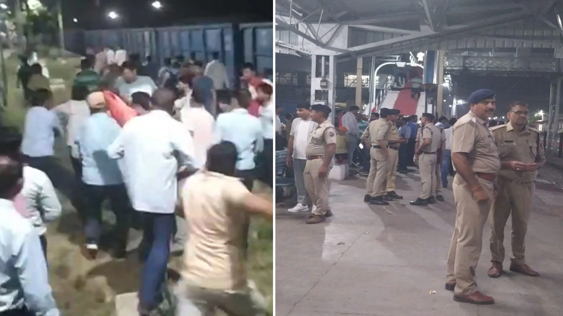 UP News: लोको पायलट पर पत्थरबाजी...रोजा स्टेशन पर भड़के रेलकर्मियों ने वेंडरों को पीटा, अफरा-तफरी से सहमे यात्री