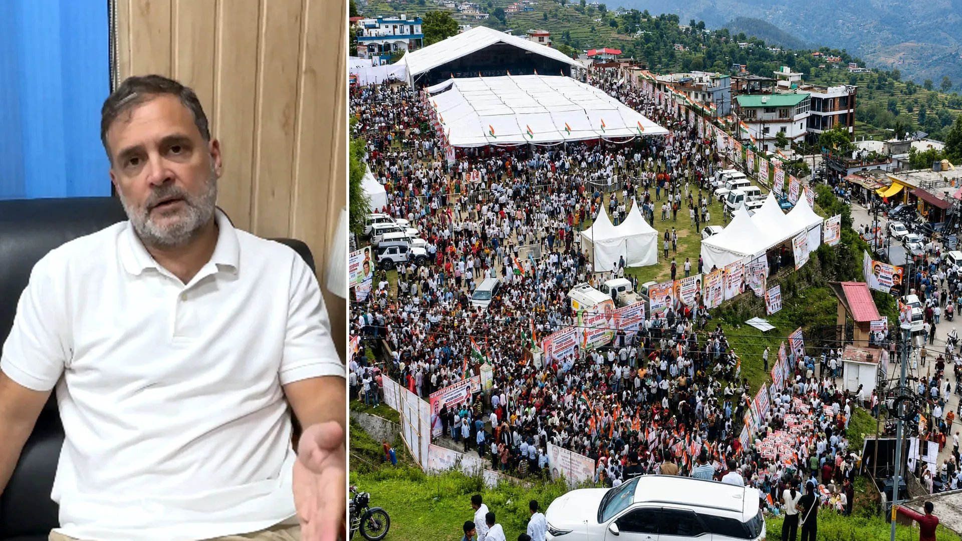 खराब मौसम ने डाला खलल: अल्मोड़ा में राहुल गांधी ने की वर्चुअल सभा, कहा-मोदी चला रहे उत्तराखंड और अमेरिका केंद्र