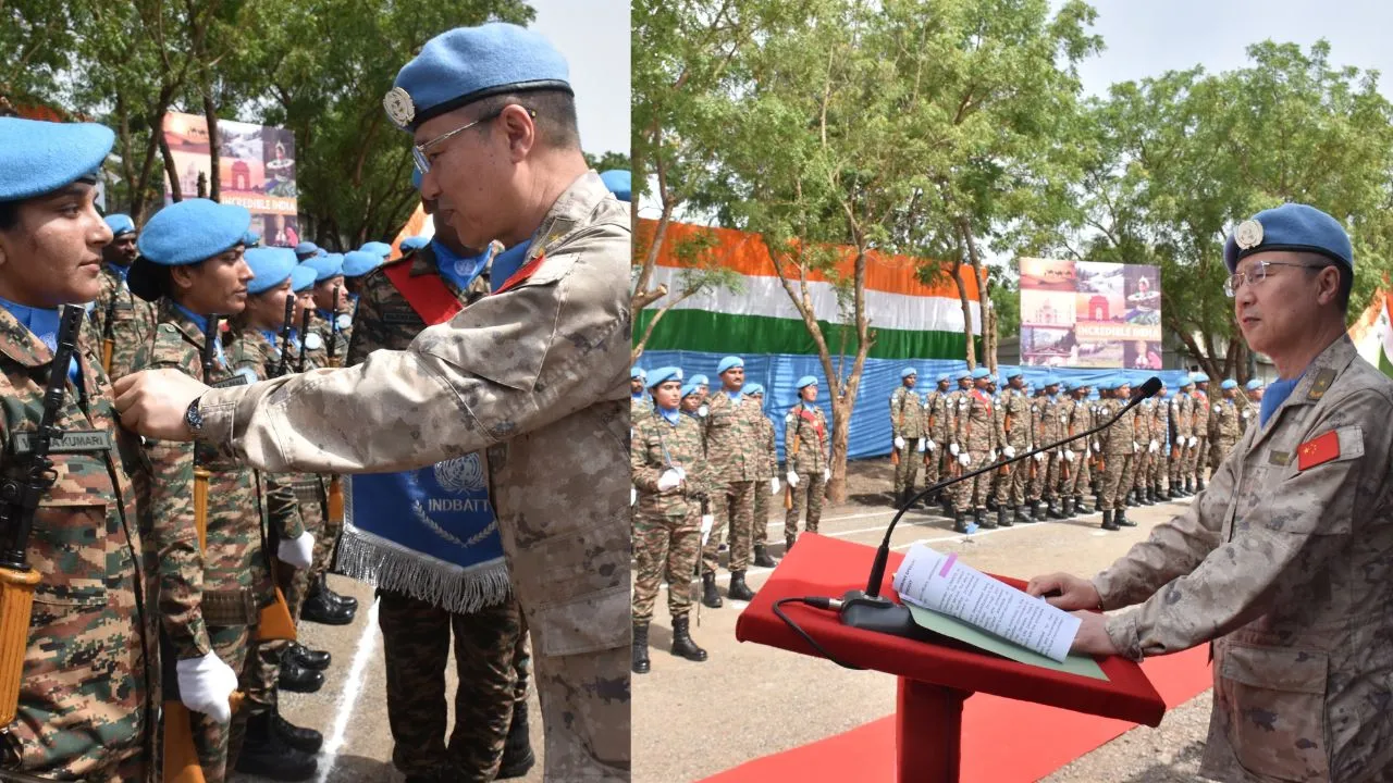 दक्षिण सूडान में भारतीय सेना को मिला सर्वोच्च सम्मान,  UN ने 53 महिला सैनिकों सहित 565 जवानों को नवाजा