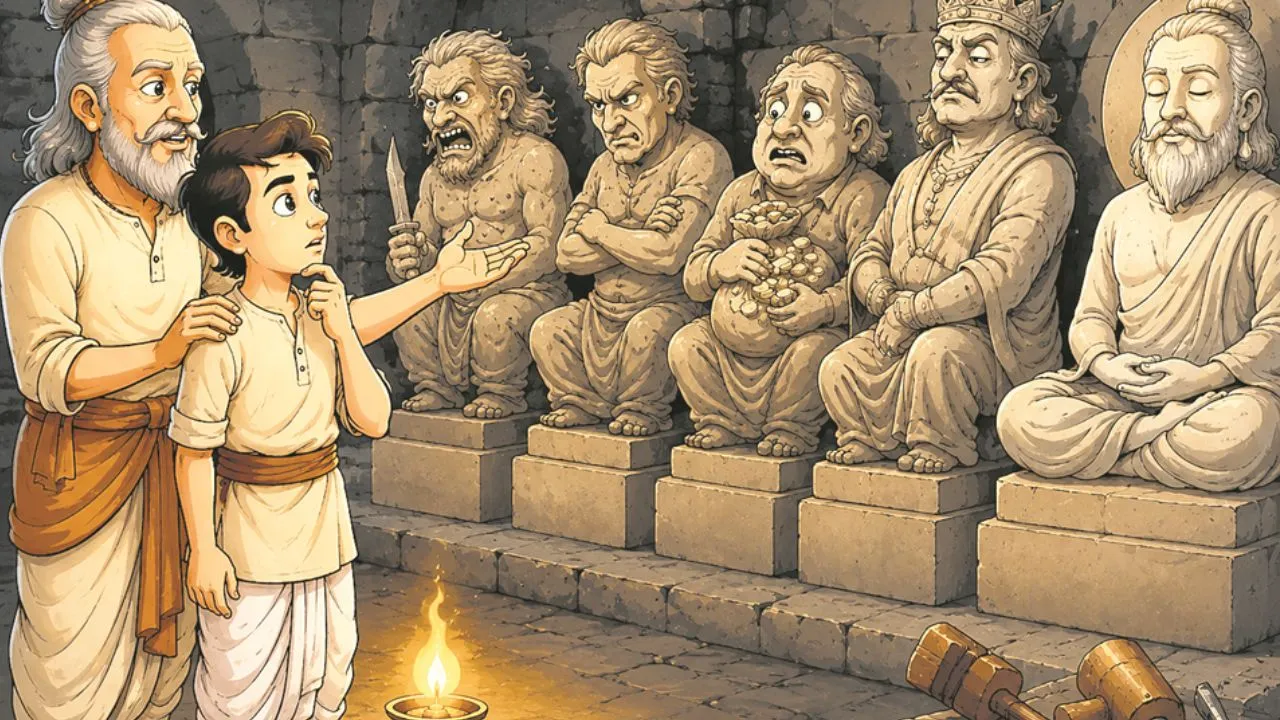 बोध कथा :  स्वयं को तराशना