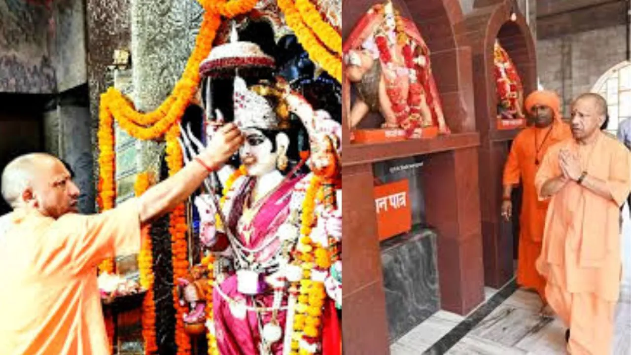 बलरामपुर :  मां पाटेश्वरी के दरबार में सीएम योगी, शक्तिपीठ के दर्शन कर लिया आशीर्वाद, संत-महात्माओं और क्षेत्रीय लोगों से की मुलाकात 