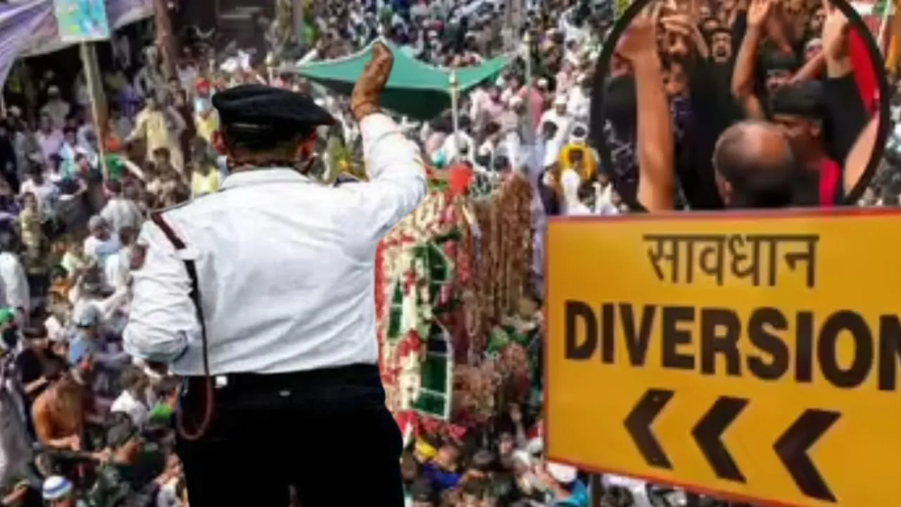 Moharram 2026:  लखनऊ में शाही जरी के जुलूस पर डायवर्जन, ट्रैफिक पुलिस ने जारी की एडवाइजरी
