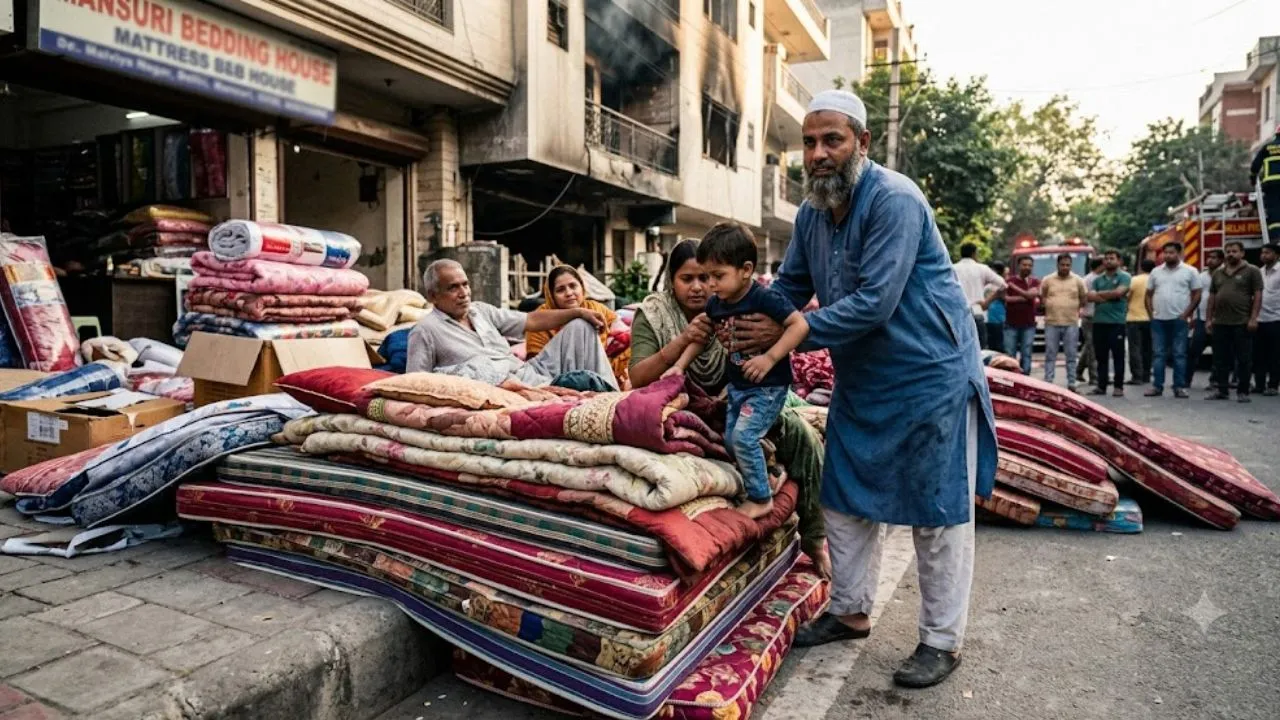  'लाखों का नुकसान मंजूर, पर जानें बचना जरूरी', दिल्ली अग्निकांड में देवदूत बना गद्दा कारोबारी 