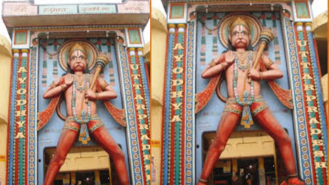 Ayodhya:  रामनगरी में स्थापित 15 फिट के हनुमान जी की दुर्लभ प्रतिमा, दर्शन को उमड़े श्रद्धालु