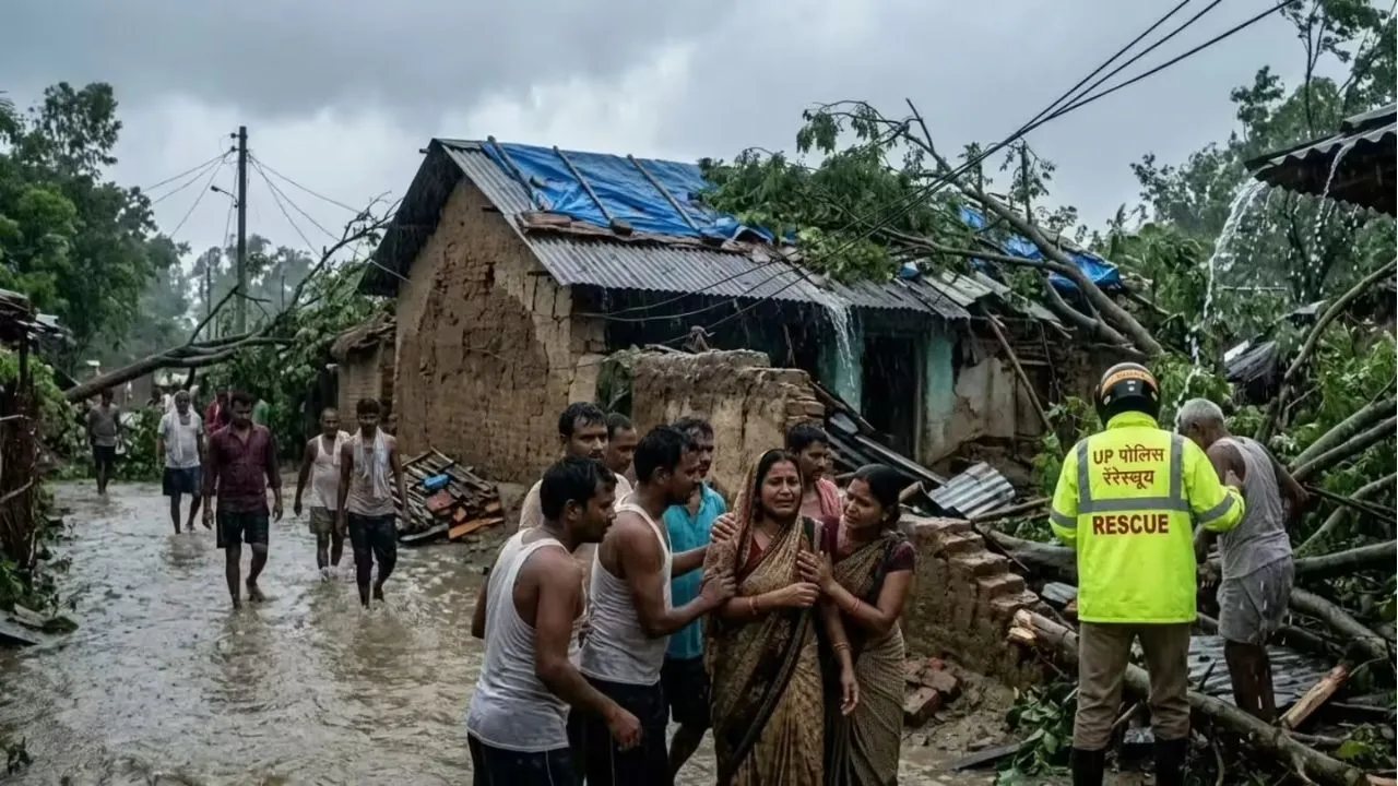 UP Weather News Today : बरेली-सीतापुर में रात को झमाझम बारिश, यूपी के 45 जिलों में आज आंधी-बारिश का अलर्ट 