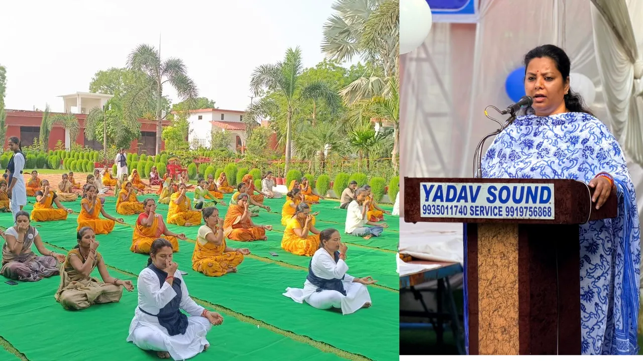 अटारी गांव में योग शिविर, महिलाओं ने लिया स्वस्थ जीवन का संकल्प