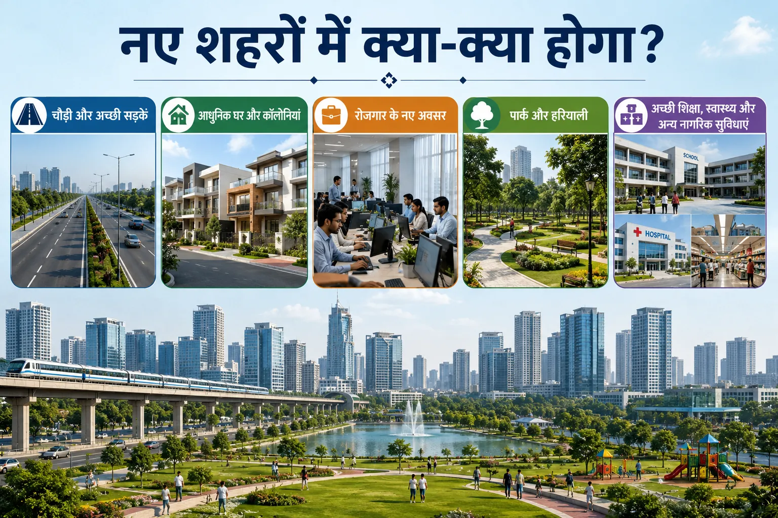 बरेली, आगरा और प्रयागराज में बनेंगे 3 नए शहर (3)