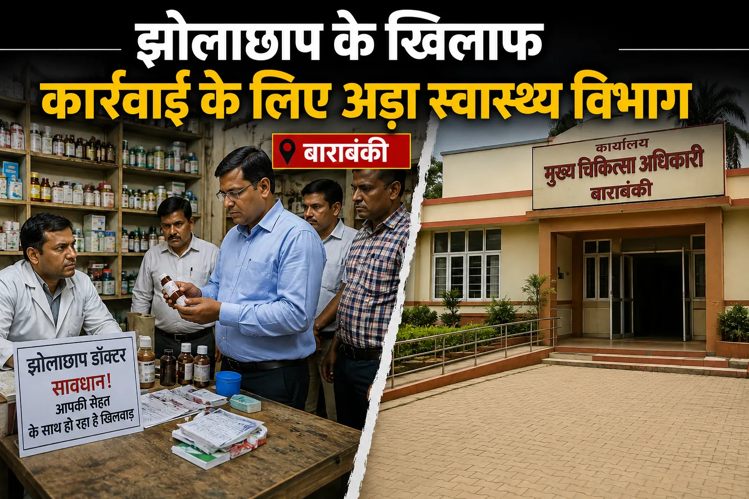 Barabanki News: बाराबंकी में मासूम की मौत के बाद झोलाछाप डॉक्टर पर स्वास्थ्य विभाग सख्त, पुलिस को भेजी तहरीर