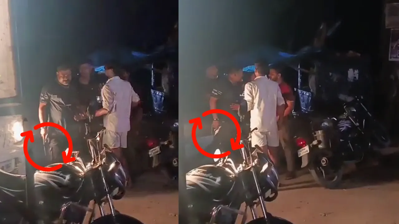 Barabanki News: बाराबंकी में शराब ठेके के बाहर रिवॉल्वर लहराकर युवक को धमकाया, वीडियो वायरल
