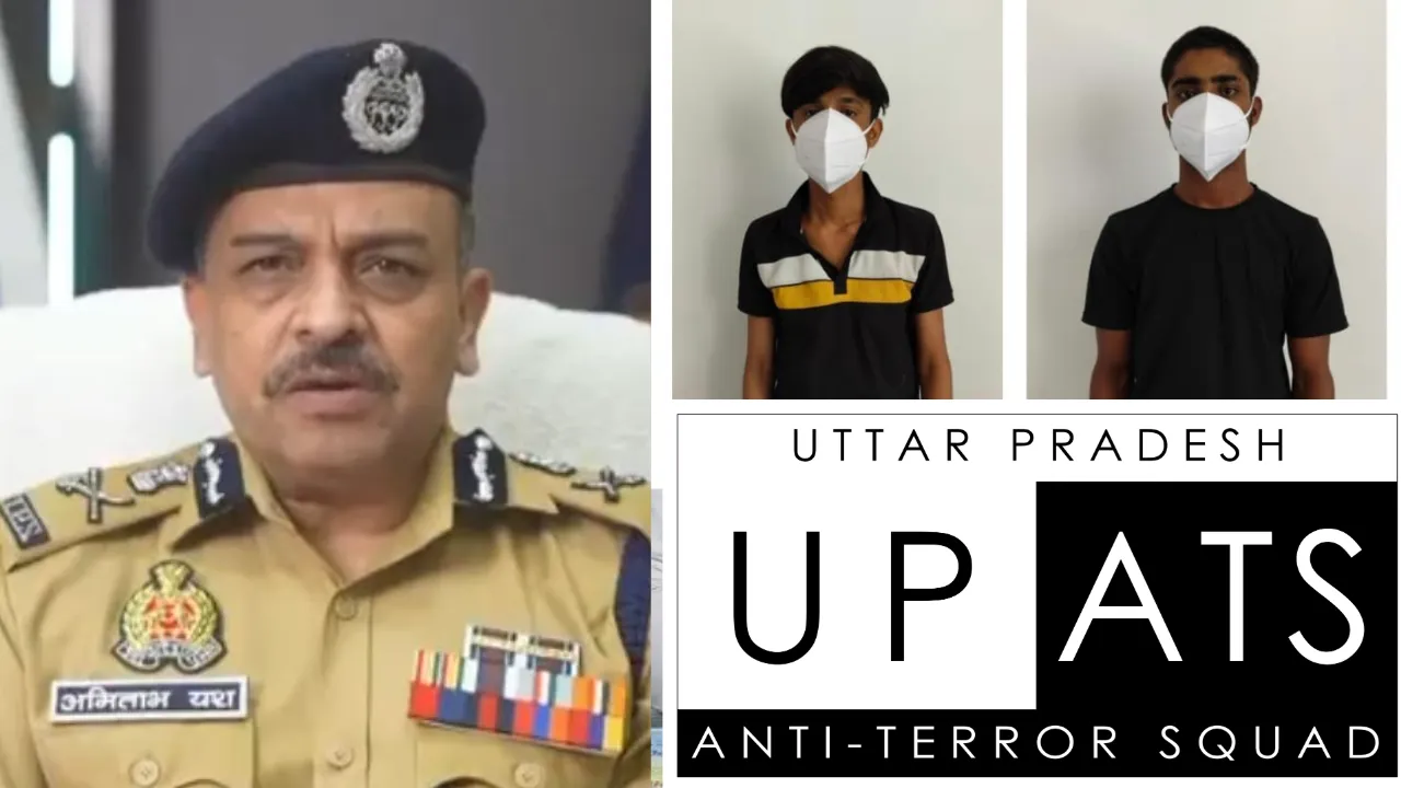 UP ATS की बड़ी कार्रवाई: पाकिस्तानी गैंगस्टर शहजाद भट्टी नेटवर्क से जुड़े दो आरोपी गिरफ्तार, सेना छावनी की रेकी का आरोप