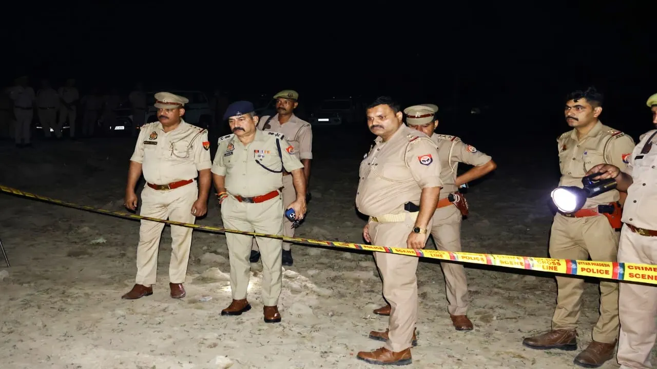 हापुड़ में पुलिस मुठभेड़ में 50 हजार का इनामी बदमाश ढेर (1)