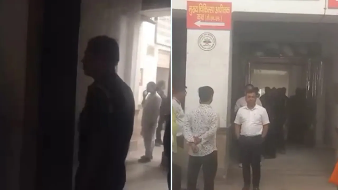Kanpur News : हैलेट हॉस्पिटल में बिजली के पैनल में लगी आग, ENT और रेडियोलॉजी विभाग का काम ठप