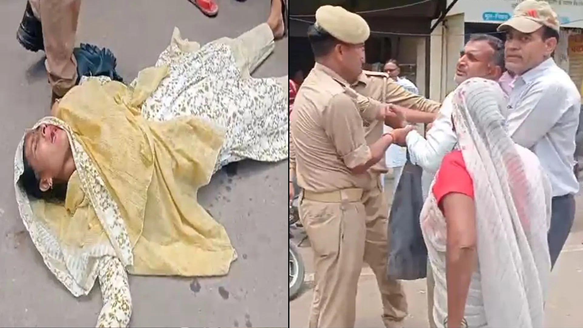 Bareilly News : दबंग होमगार्ड से परेशान परिवार ने कलेक्ट्रेट गेट पर पेट्रोल उड़ेला, पुलिस ने बचाया