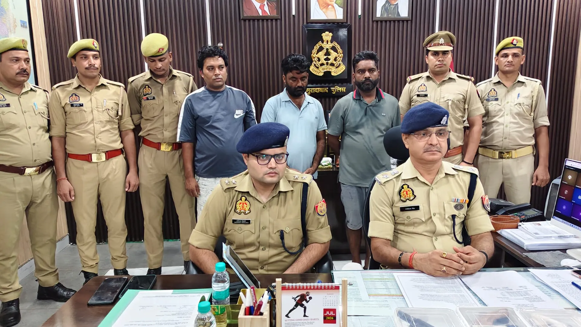 Moradabad News : नकली कॉपर वायर स्क्रैप बेचकर लाखों की ठगी करने वाले तीन गिरफ्तार