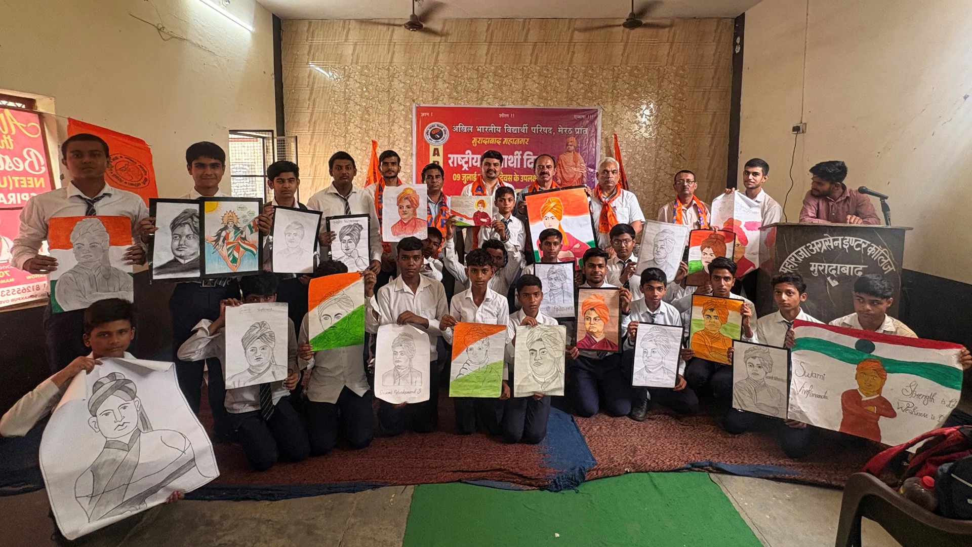 Moradabad News : अखिल भारतीय विद्यार्थी परिषद के स्थापना दिवस पर हुई विचार गोष्ठी एवं चित्रकला प्रतियोगिता
