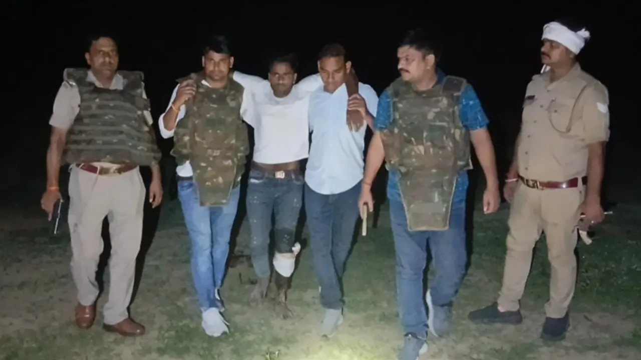 Amethi News: पुलिस मुठभेड़ में हिस्ट्रीशीटर समेत चार गोकश गिरफ्तार, एक घायल, भारी मात्रा में असलहा और उपकरण बरामद