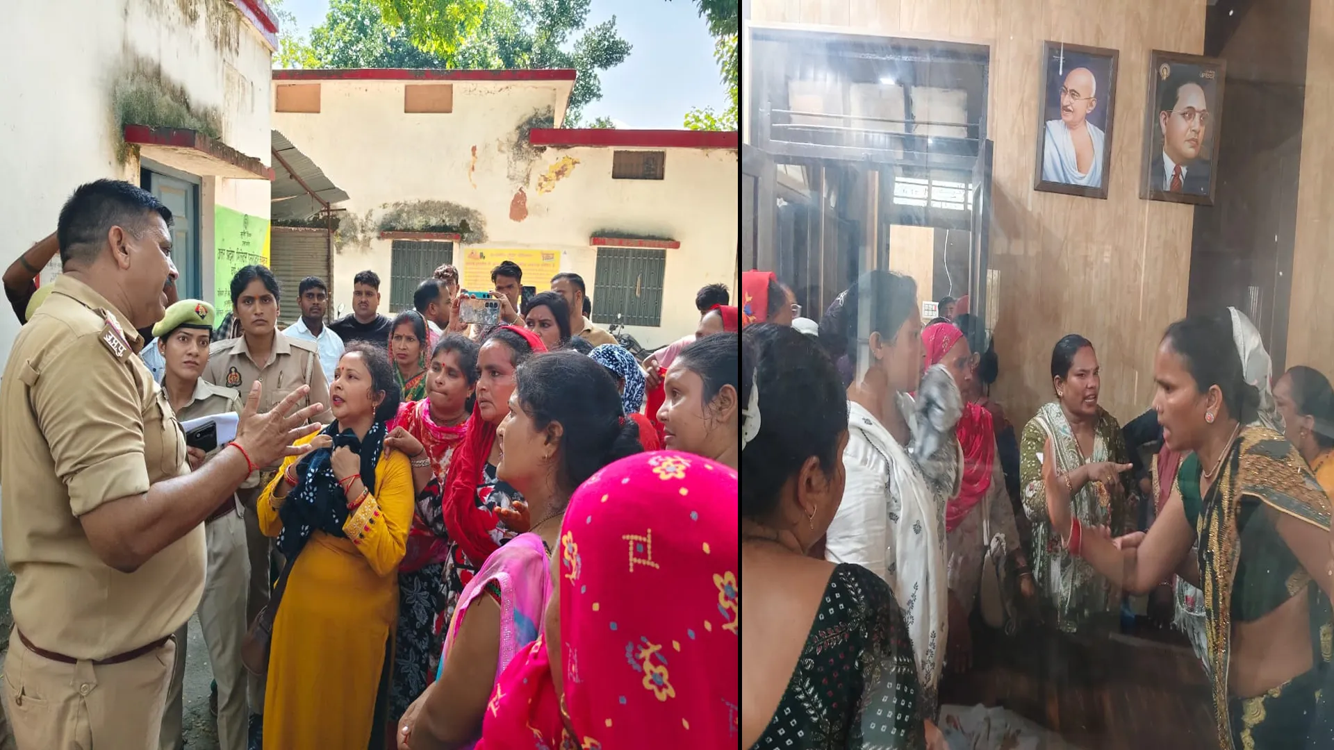 लखीमपुर खीरी : दो संकुल की महिलाओं में जमकर मारपीट, घंटे भर चला बवाल