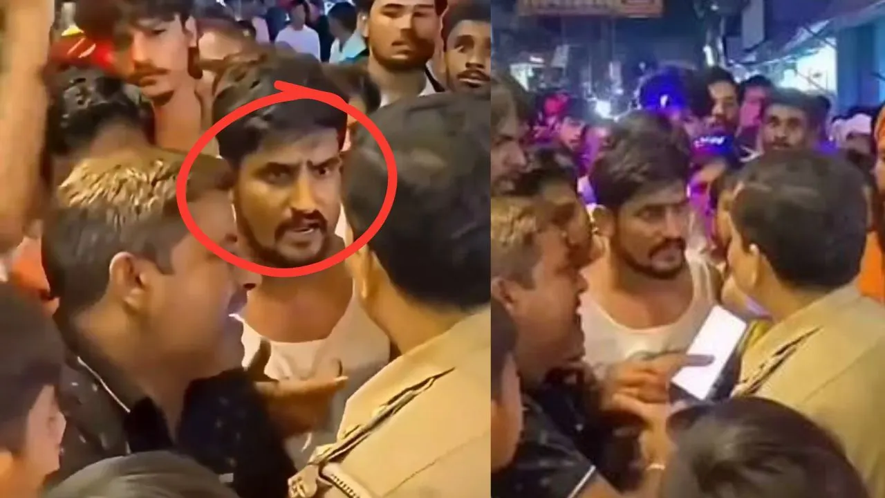 मुजफ्फरनगर में कांवड़िए ने इंस्पेक्टर को दी वर्दी उतरवाने की धमकी, वायरल वीडियो की जांच में जुटी पुलिस 