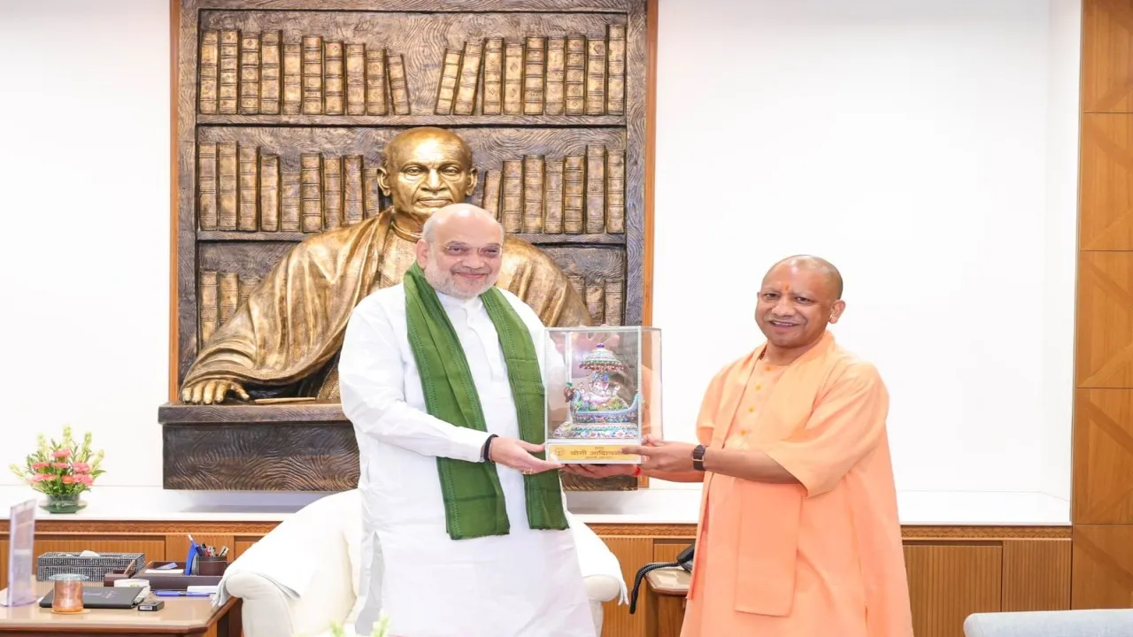 Amit Shah-CM Yogi Meet (2)