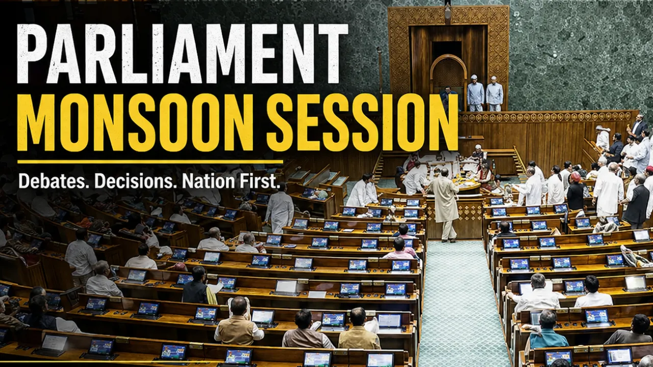 Parliament Monsoon Session:संसद की कार्रवाही भारी हंगामे के बीच स्थगित, Paper Leak Amendment Bill पर बांसुरी स्वराज-तेजस्वी सूर्या समेत कई सांसद रखेंगे पक्ष