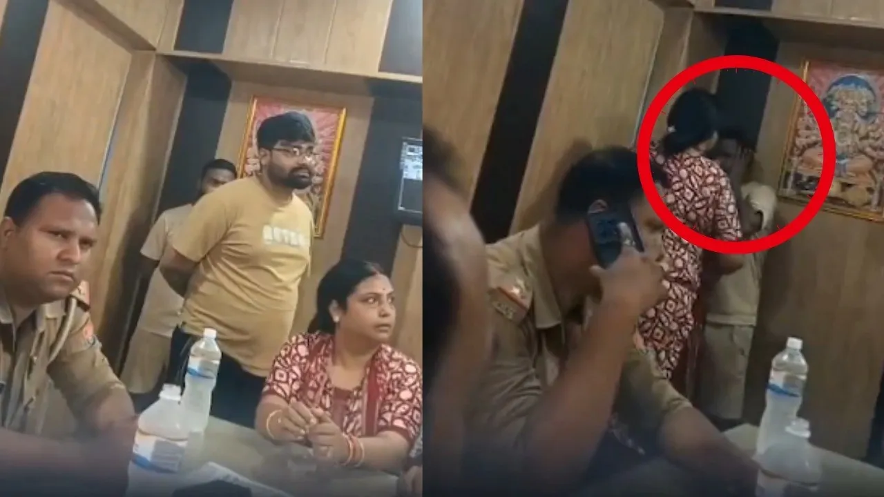 Sultanpur News : शाहगंज चौकी में पुलिस के सामने  BJP महिला नेता युवक को जड़ा थप्पड़, कांग्रेस ने कानून व्यवस्था पर उठाए सवाल