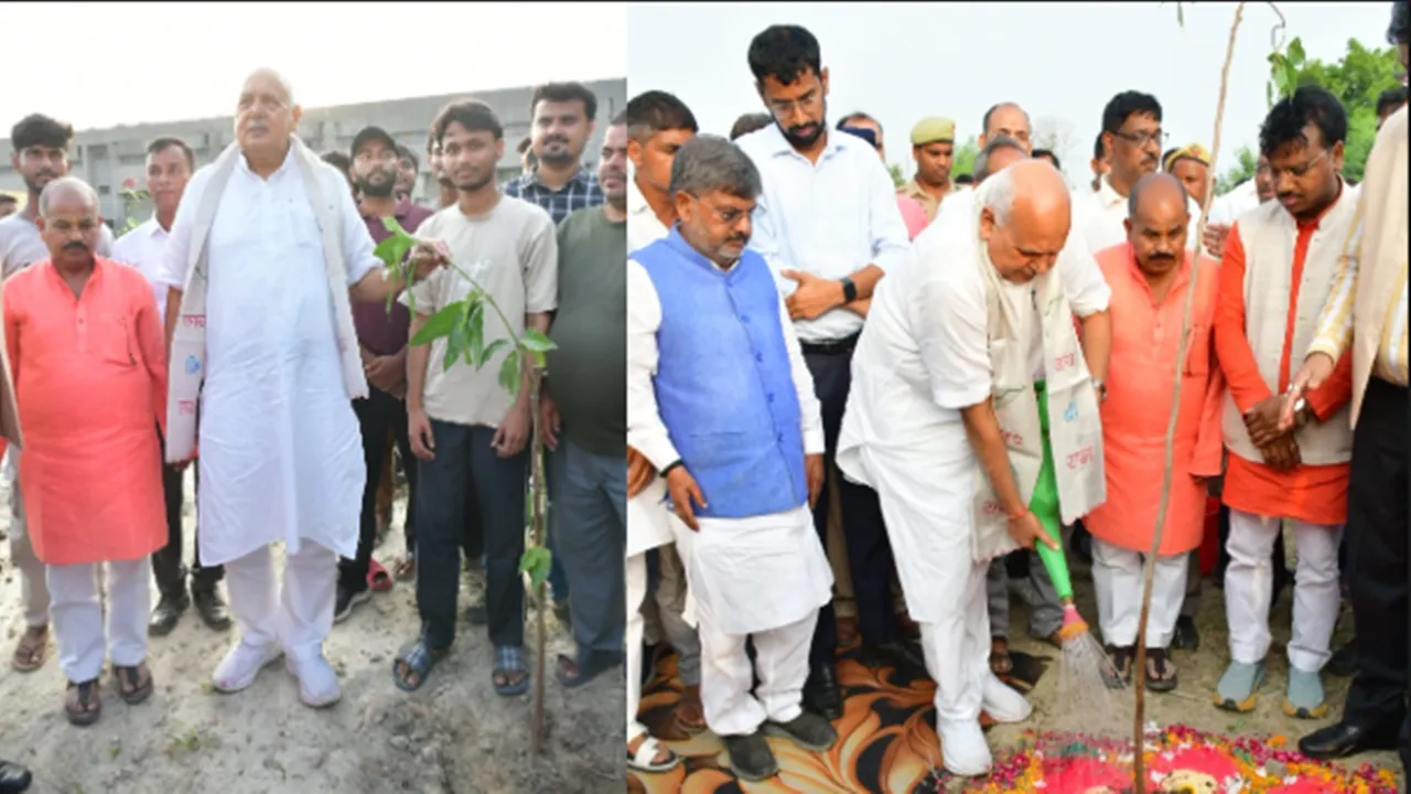 UP Vriksharopan Mahabhiyan 2026 : कृषि विभाग ने चार करोड़ पौधरोपण लक्ष्य किया पूरा, प्रदेशभर में चला महाअभियान