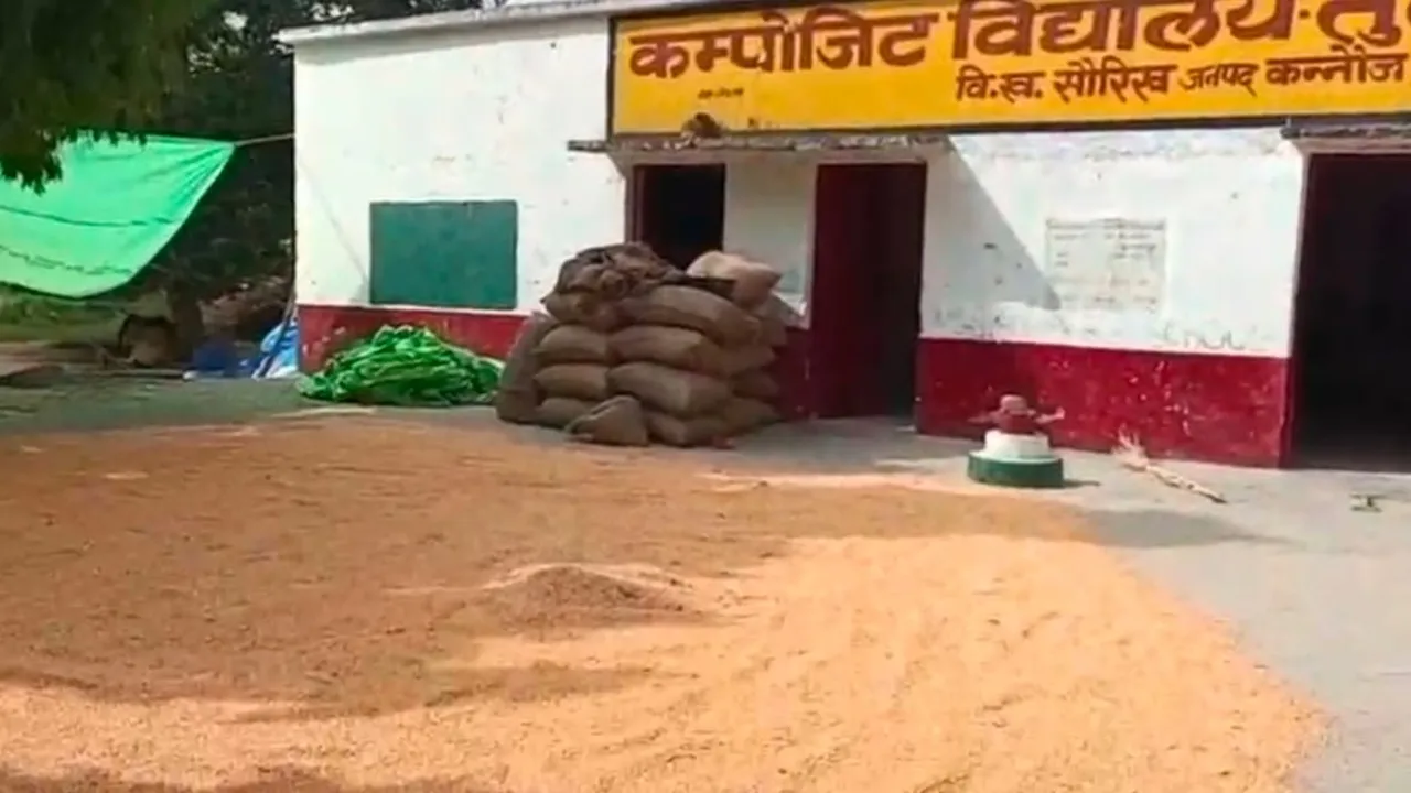 Kannauj News : स्कूल परिसर में मक्का सुखाने से रोका तो रसोइया से मारपीट, जातिसूचक टिप्पणी का आरोप; FIR दर्ज